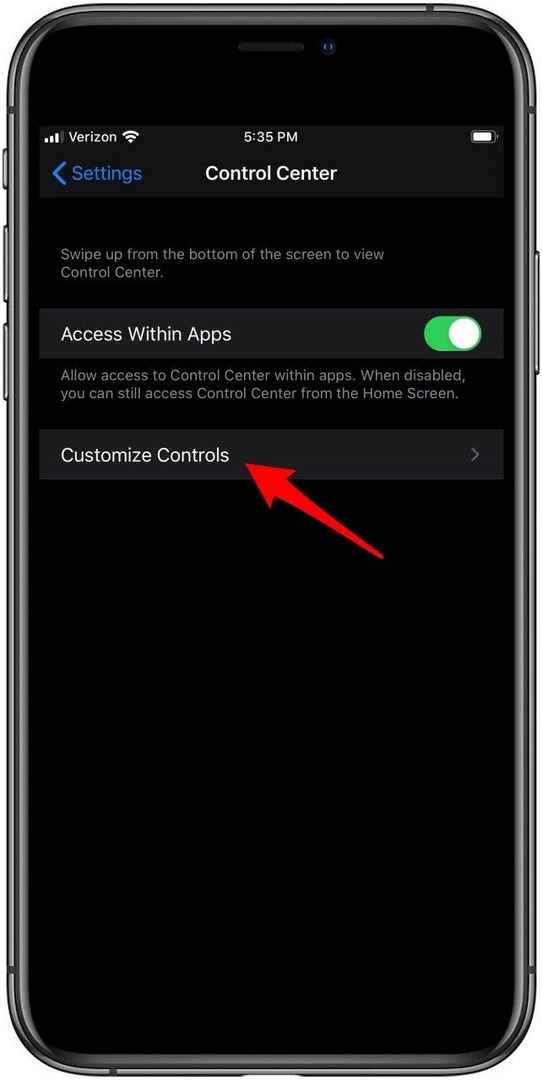 prilagodite aplikacije kontrolnog centra za iPhone