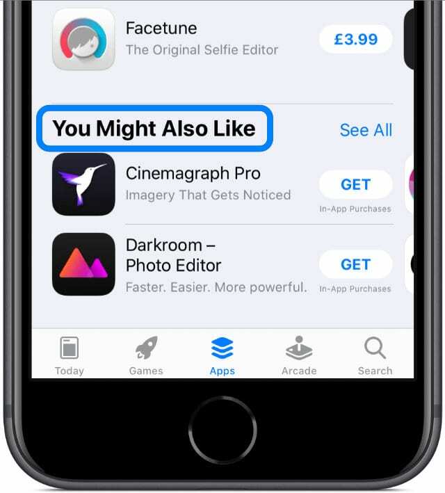Jums varētu patikt sadaļa App Store
