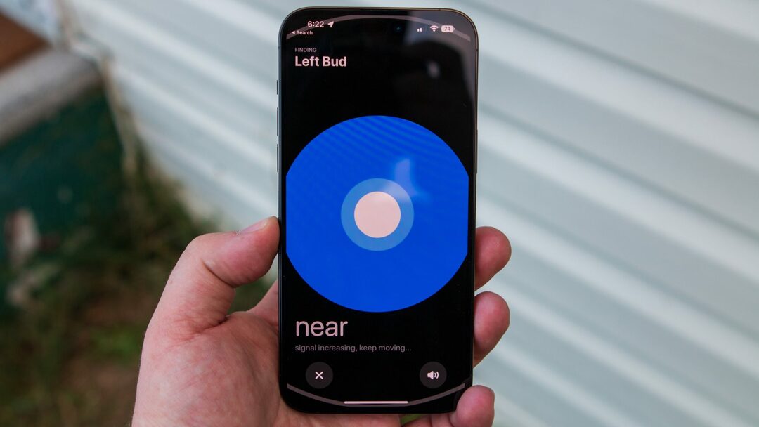 Az elveszett AirPods Pro 2 megtalálása precíziós kereséssel – Keresse meg a fülhallgatót