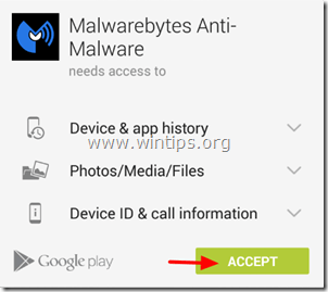 Malwarebytes-Berechtigungen