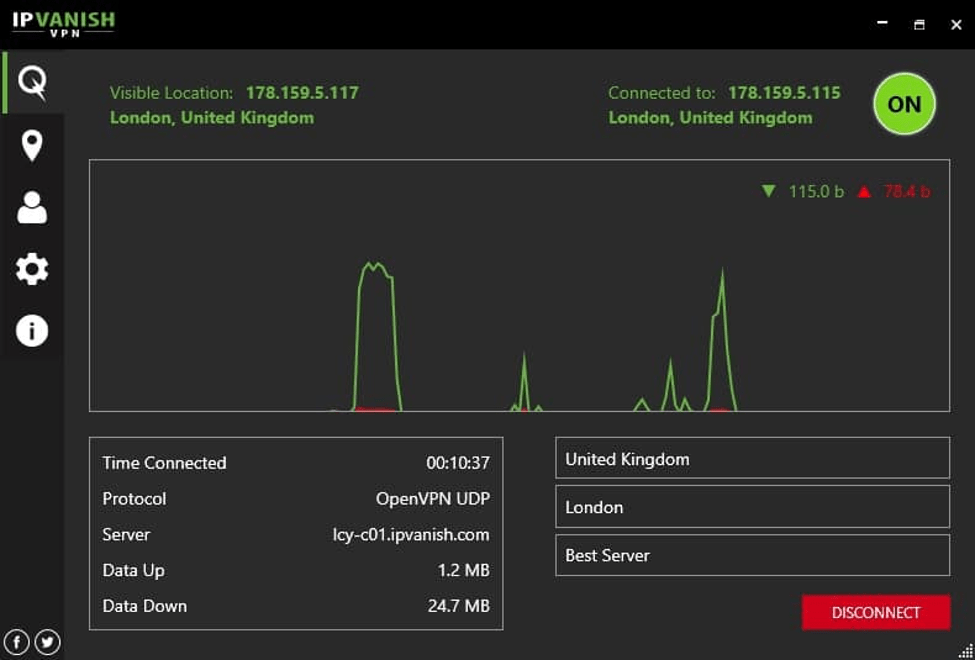 VPN de IPVanish