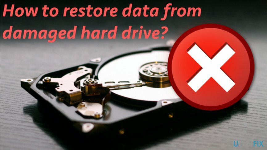손상된 하드 드라이브에서 데이터를 복원하는 방법
