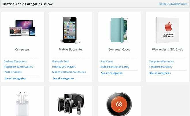 판매세가 없는 Apple 기기 구매를 위한 온라인 소매업체