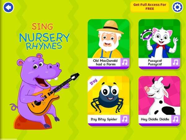 أغاني حضانة KidloLand للأطفال - iPad