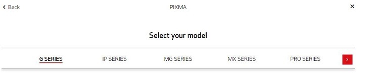Vælg model i G-serien