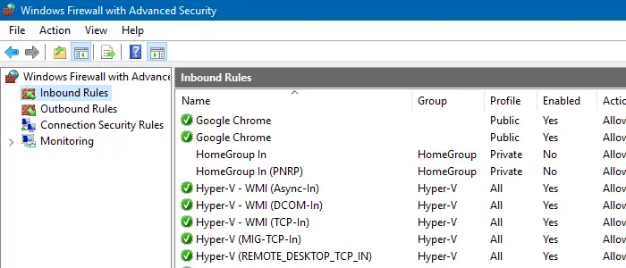 nulstil Windows firewall-indstillinger