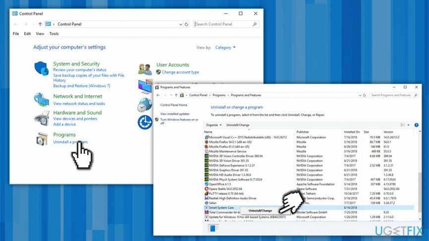 Απεγκατάσταση adware με μη αυτόματο τρόπο