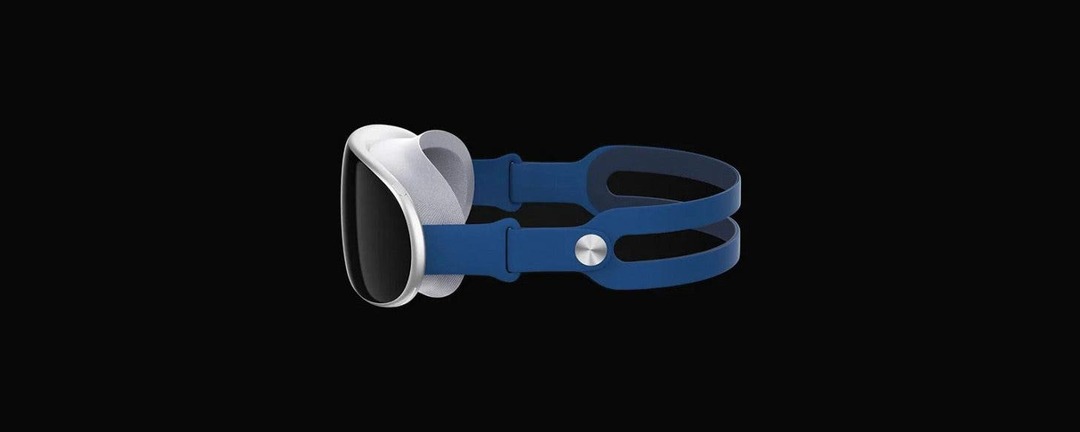 कथित तौर पर लीक हुई जानकारी के आधार पर इयान ज़ेल्बो द्वारा Apple VR चश्मे का एक अनुमानित रेंडर।