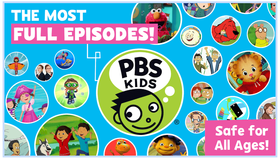 PBS Kids Video - แอพการศึกษาฟรีที่ดีที่สุด