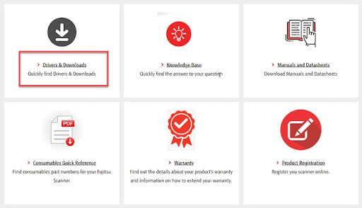 Download dei driver Fujitsu