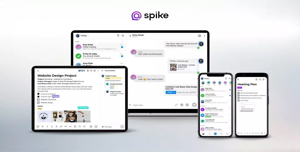 Meilleures applications de messagerie pour iPhone - Spike Mail