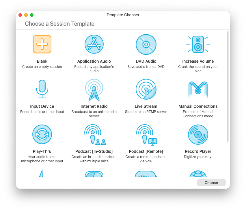 Styr individuell programvolym på Mac med Audio HiJack - 2