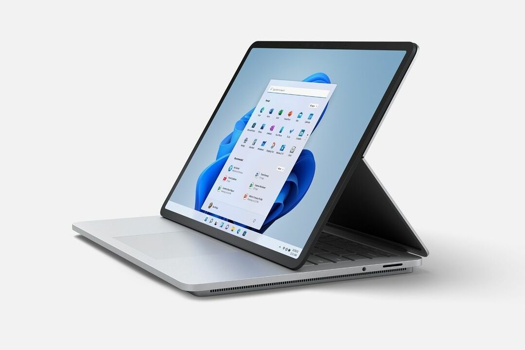 Surface Laptop Studio on monipuolinen ja tehokas Surface PC, jossa on Intel H35 -sarjan prosessorit ja Nvidia RTX -grafiikka.