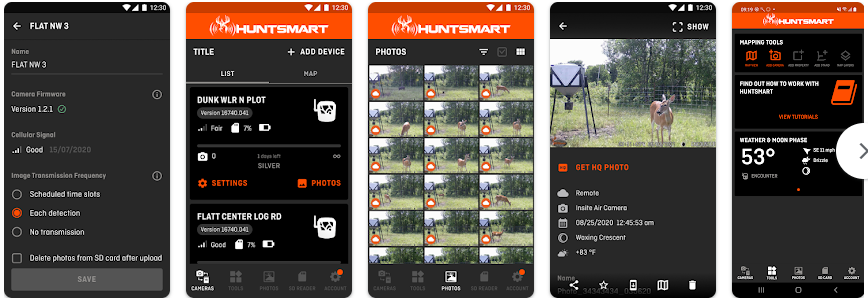 HuntSmart Die Trail-Cam-App
