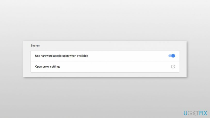 Dezactivați accelerarea hardware pe Google Chrome