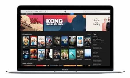 Attēls ar iTunes 12, kas darbojas klēpjdatorā