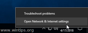 vpn-kliendi häälestus Windows 10