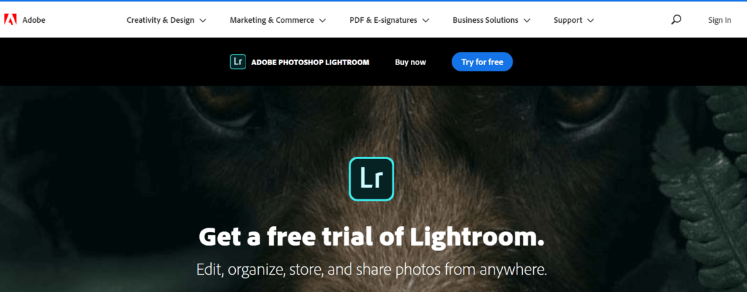 Adobe Lightroom CC