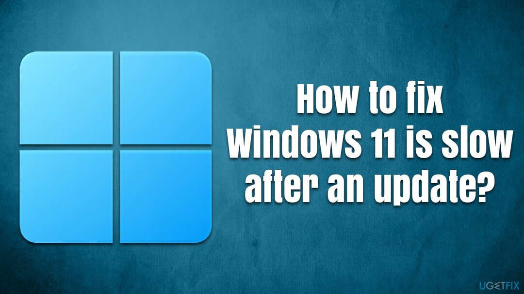 Jak opravit, že Windows 11 je po aktualizaci pomalý?