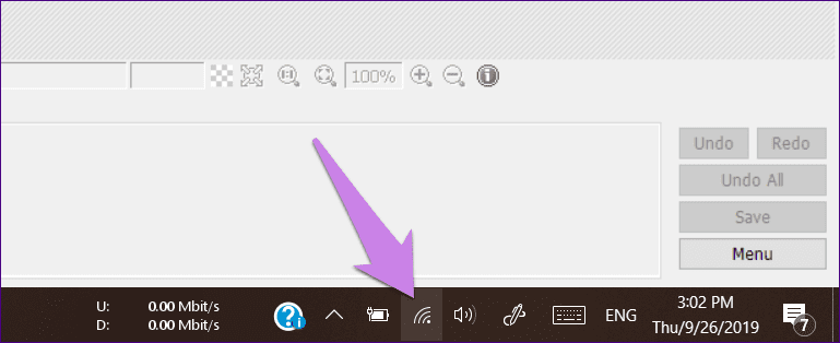 Klicken Sie in der Windows-Symbolleiste auf das WLAN-Symbol