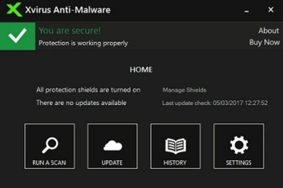 Xvirus Anti-Malware - 최고의 스파이웨어 제거 도구