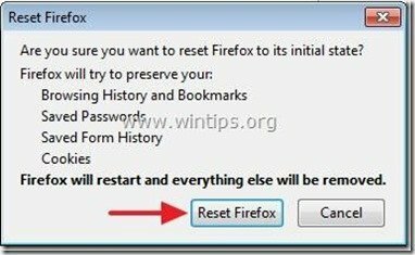 firefox-нулиране