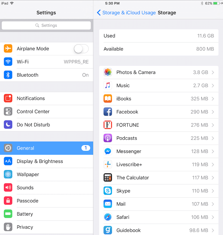 Pomalé úložisko aplikácií pre iPad