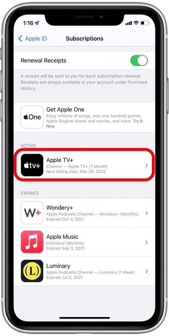 kako gledati ted lasso - izberite naročnino Apple TV Plus