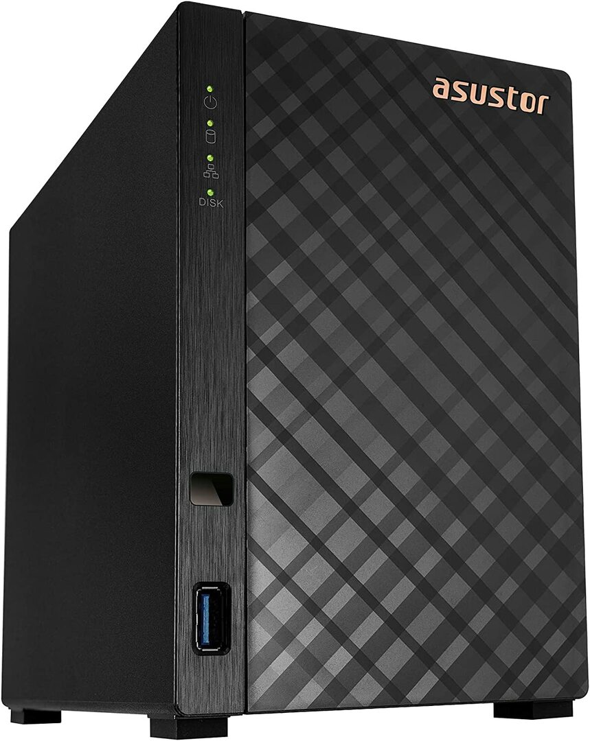 Diskløs Asustor Drivestor 2 AS1102T beste NAS-lagring for Mac