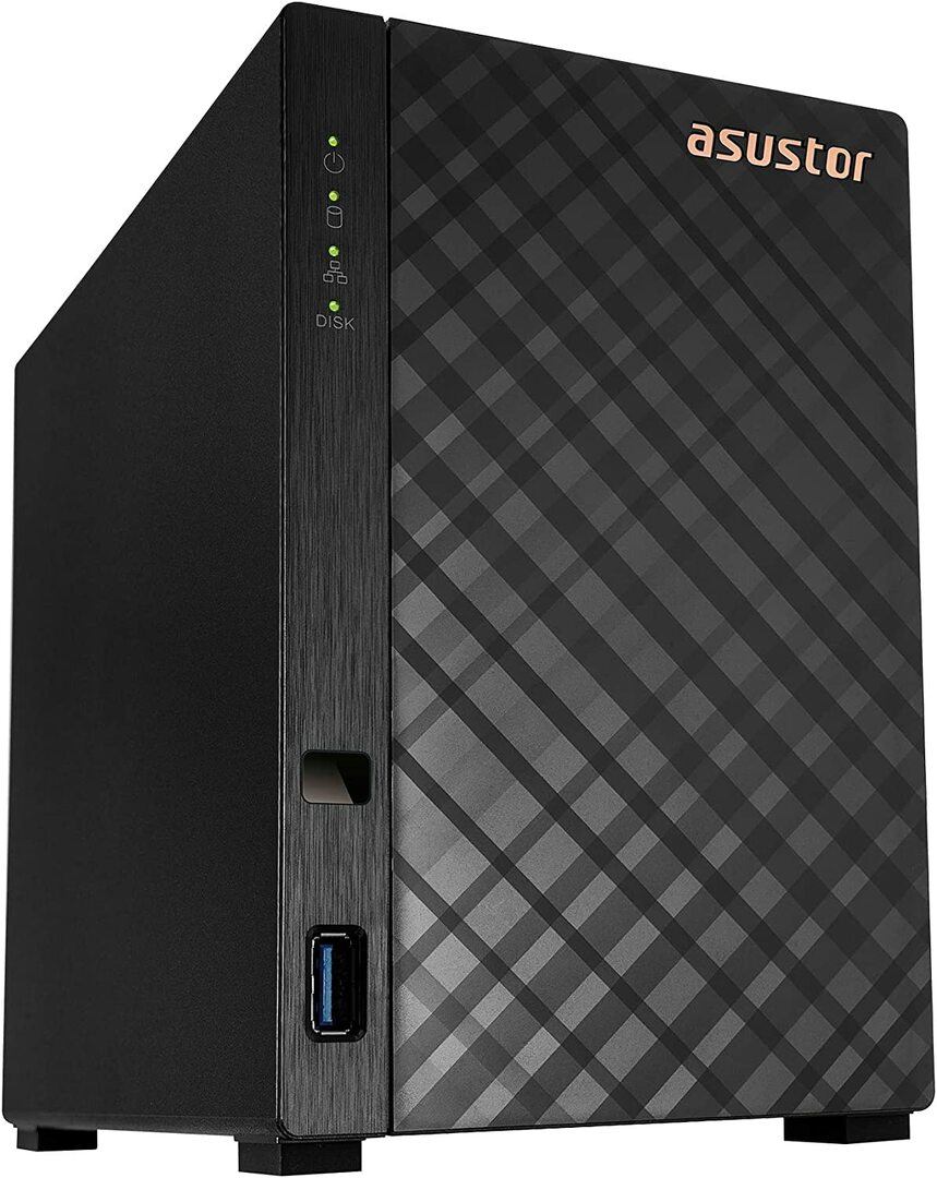 Diskløs Asustor Drivestor 2 AS1102T bedste NAS-lagerplads til Mac