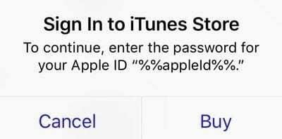 Σφάλμα "%%AppleID%%" στο App Store
