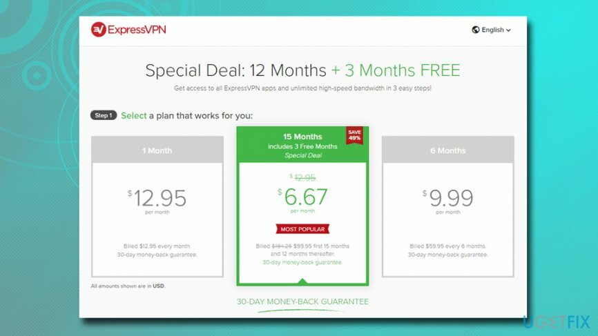 Gunakan ExpressVPN