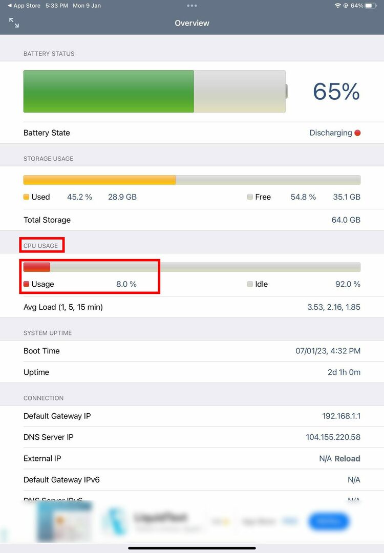 So erkennen Sie, ob Ihr Telefon gehackt wurde, indem Sie die CPU-Auslastung unter iOS analysieren