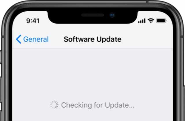 Nach iOS-Software-Updates auf dem iPhone XS suchen