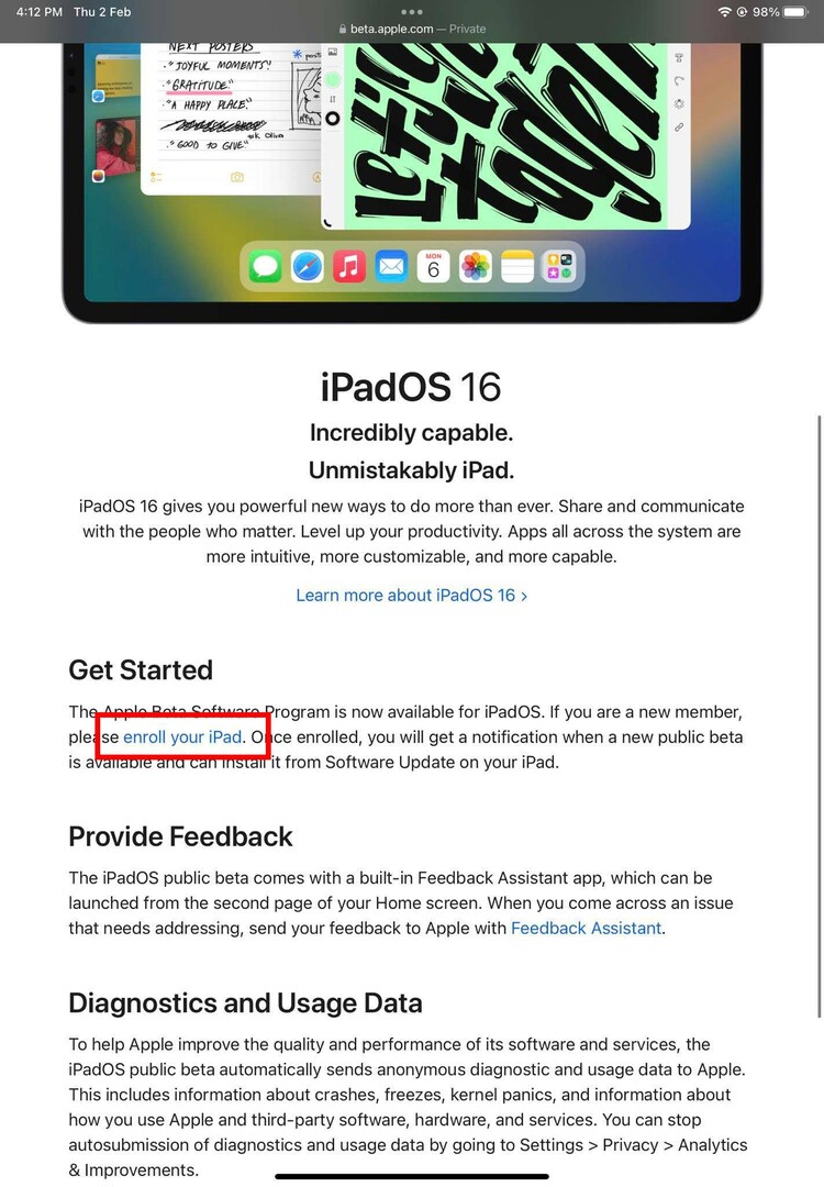 Înscrieți-vă în programul public beta de la Apple