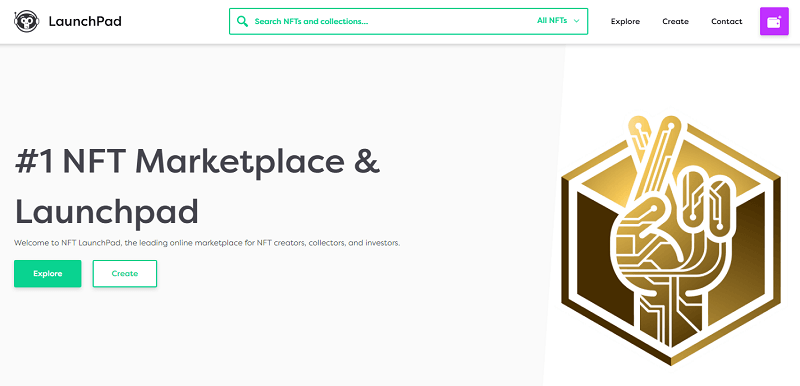 NFT LaunchPad- NFT Art Satın Almak İçin Uygulama