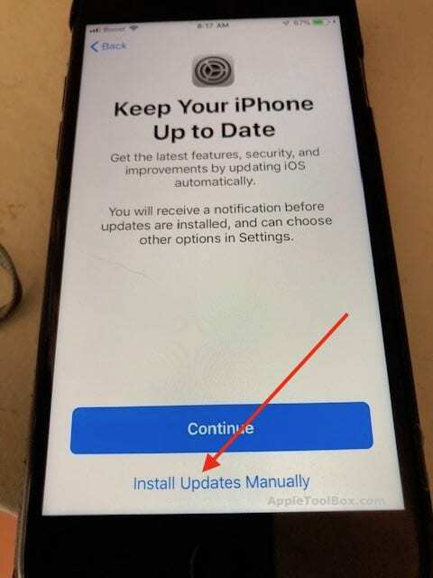 Hoe automatische updates op iPhone in iOS 12 uit te schakelen?
