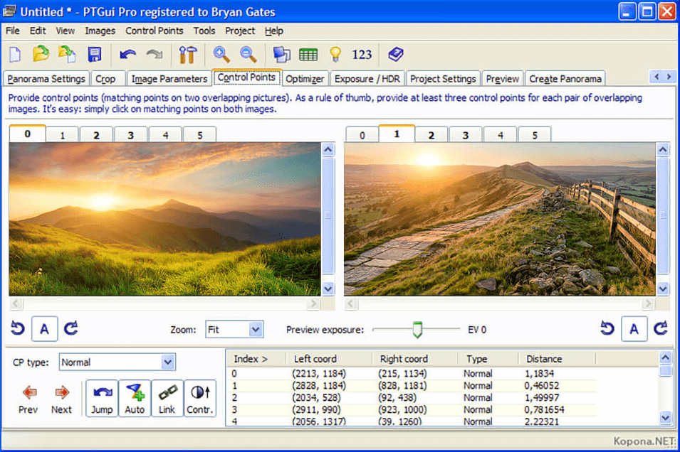 PTGui - Software pro sešívání fotografií