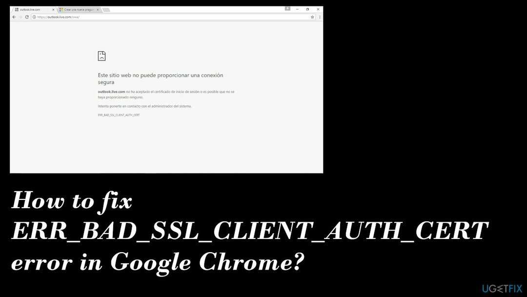 ERR_BAD_SSL_CLIENT_AUTH_CERT viga