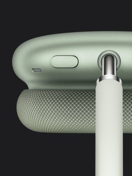 buton de control al zgomotului airpods max