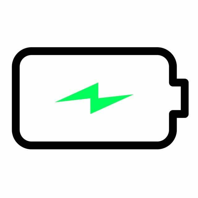 symbool voor opladen batterij