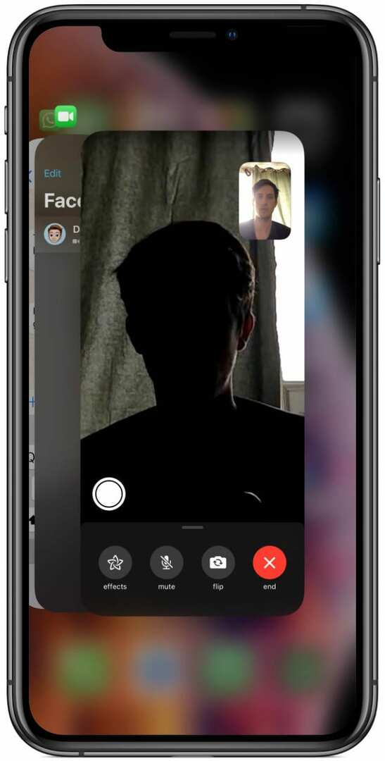 FaceTime im App-Umschalter auf dem iPhone
