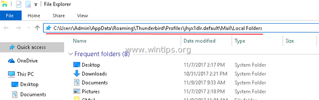 Kaip peržiūrėti mbox failą thunderbird
