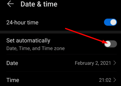 Automatic-date-time-settings-android