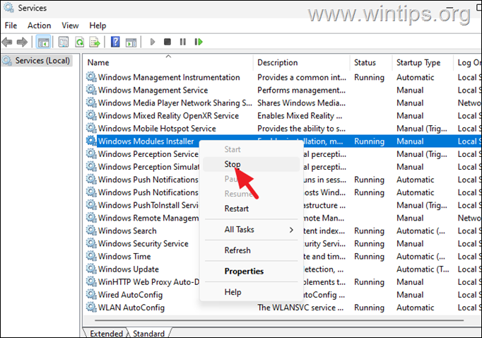 MEMPERBAIKI: Pemasang Modul Windows Penggunaan CPU Tinggi 