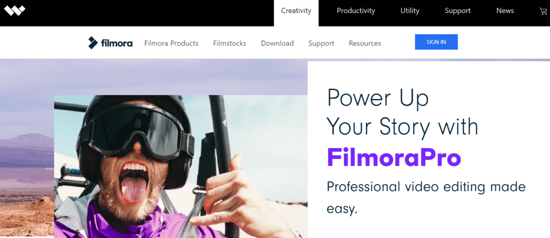 Filmora Pro - Bedste whiteboard-animationssoftware