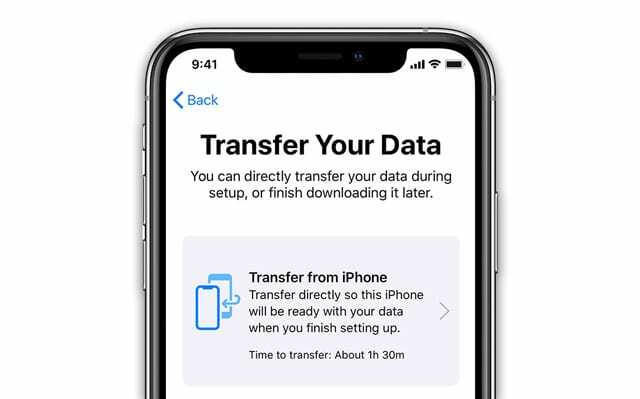 trasferisci i dati del tuo dispositivo senza iCloud o iTunes su un nuovo dispositivo iOS e iPadOS