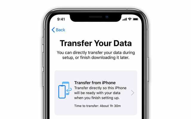 iCloud या iTunes के बिना अपने डिवाइस का डेटा किसी नए डिवाइस iOS और iPadOS में स्थानांतरित करें