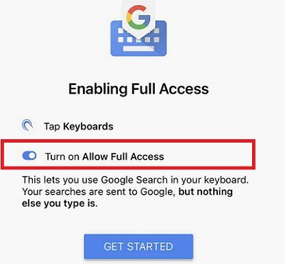 Gboard-Полный доступ