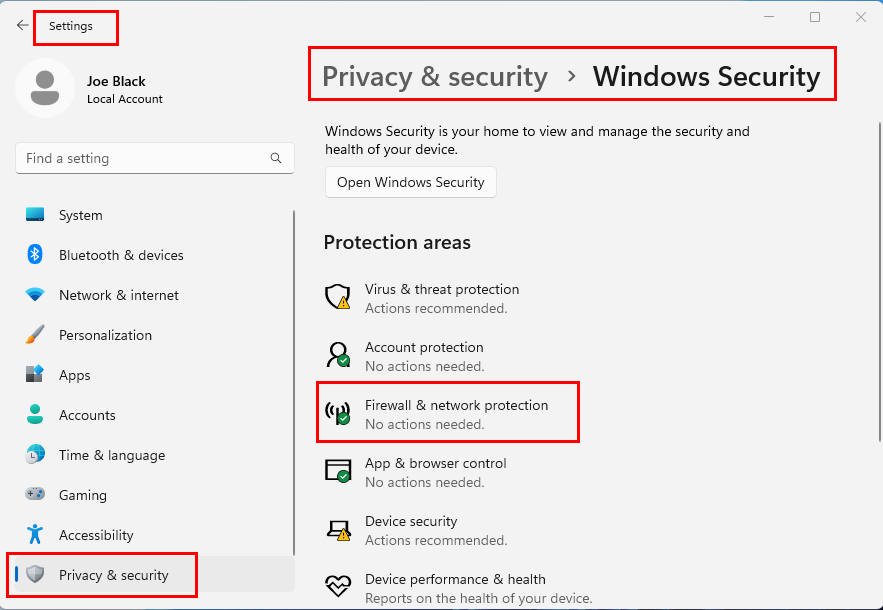 Firewall a ochrana sítě